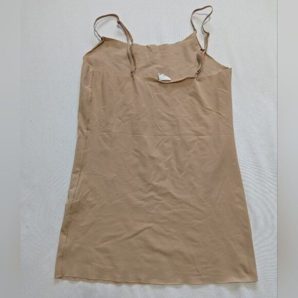 Calvin Klein camisole tank top laser cut tan color women's Small - Picture 2 of 9